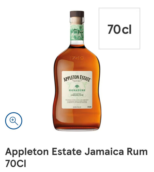 Appleton estate Jamaica rum 70cl